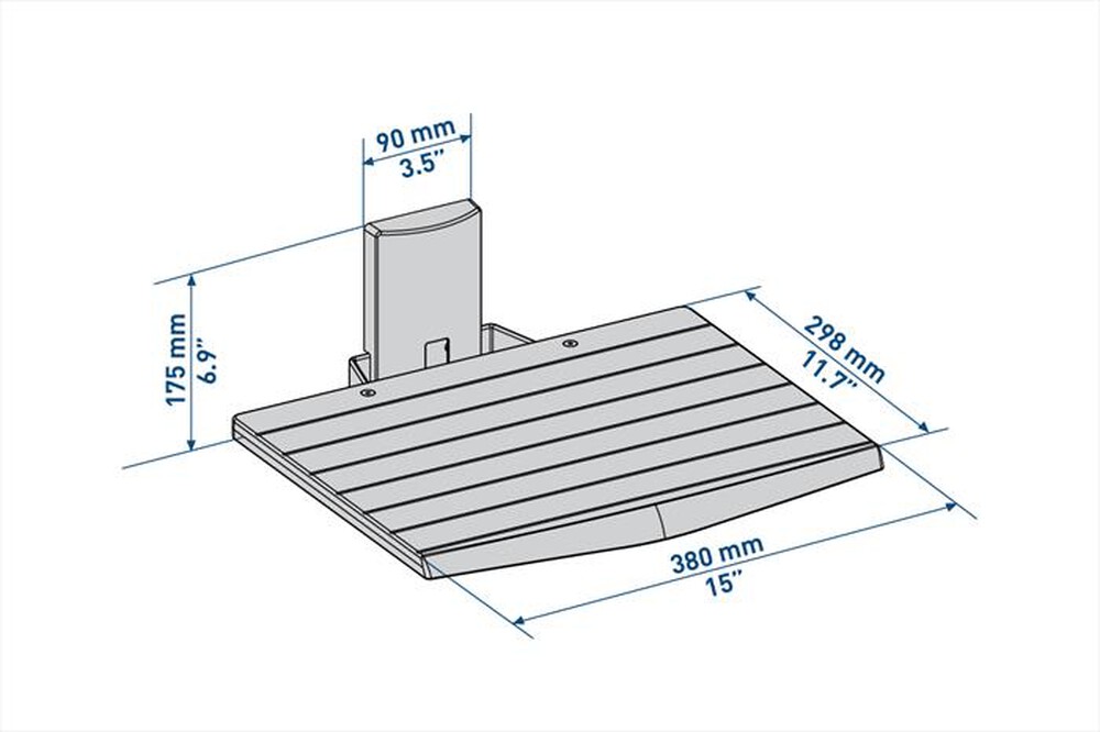 Immagine del prodotto MELICONI - Slimstyle AV Shelf-Bianco