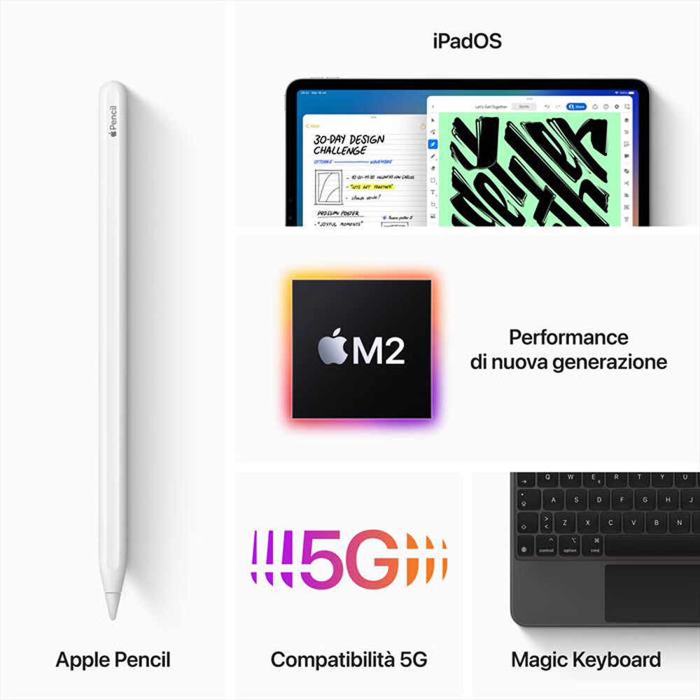 Immagine del prodotto APPLE - iPad Pro 12,9" WIFI + CELLULAR 128GB-Argento