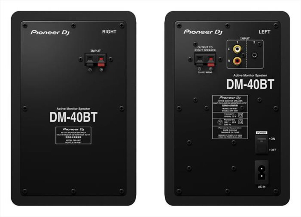 Immagine del prodotto PIONEER - Casse monitor 4" Bluetooth DM-40D-BT CASSE-NERO