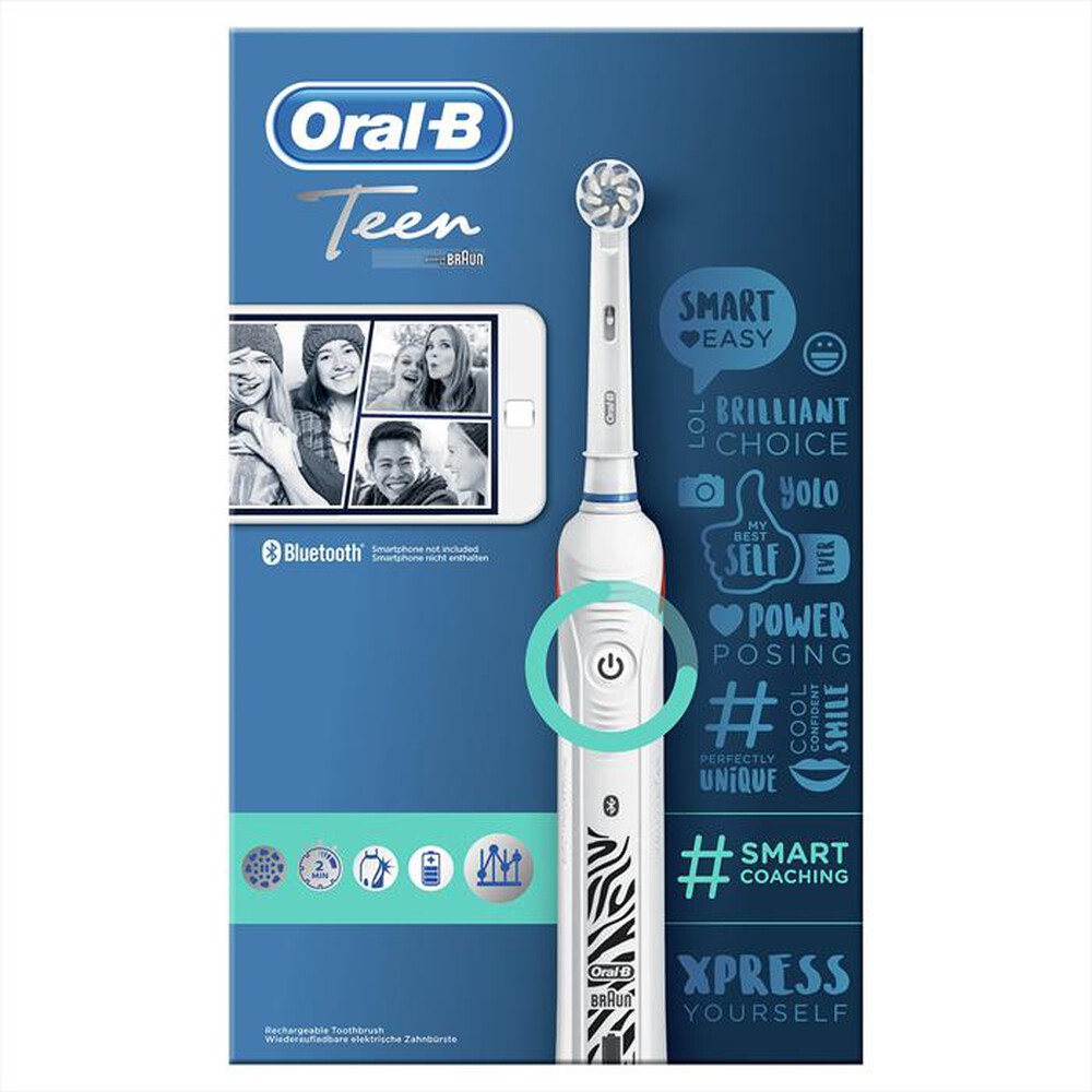 Immagine del prodotto ORAL-B - Spazzolino elettrico ricaricabile SMARTSERIES TEEN-Bianco