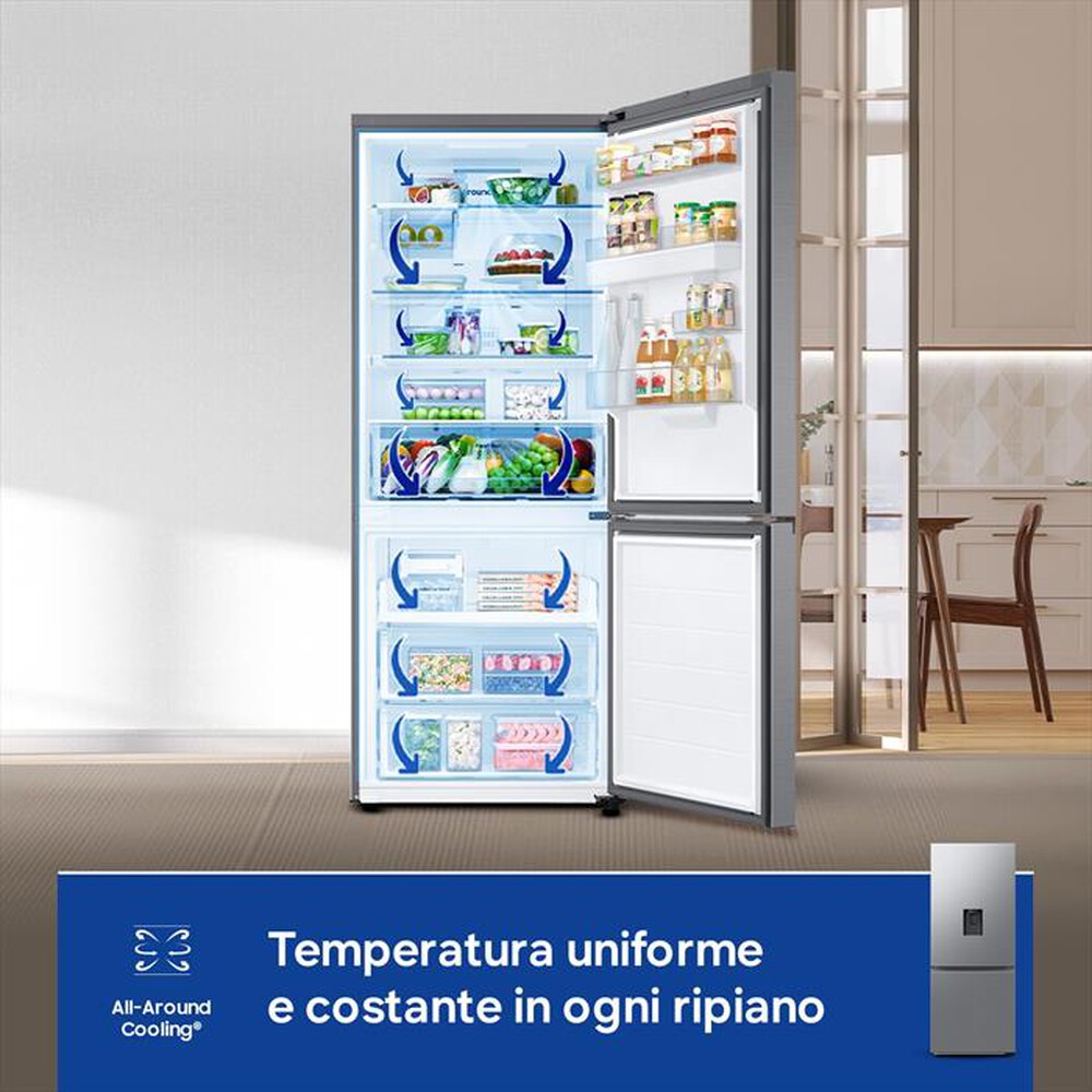 Immagine del prodotto SAMSUNG - Frigorifero combinato RB50DG632ES9EF ClasseE 505lt-Inox