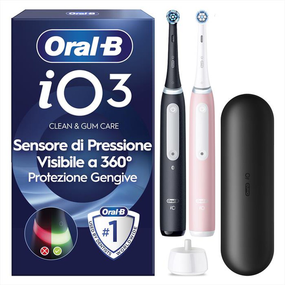 Immagine del prodotto ORAL-B - Spazzolino elettrico IO3 DUO BOX PTHBR-NERO e ROSA