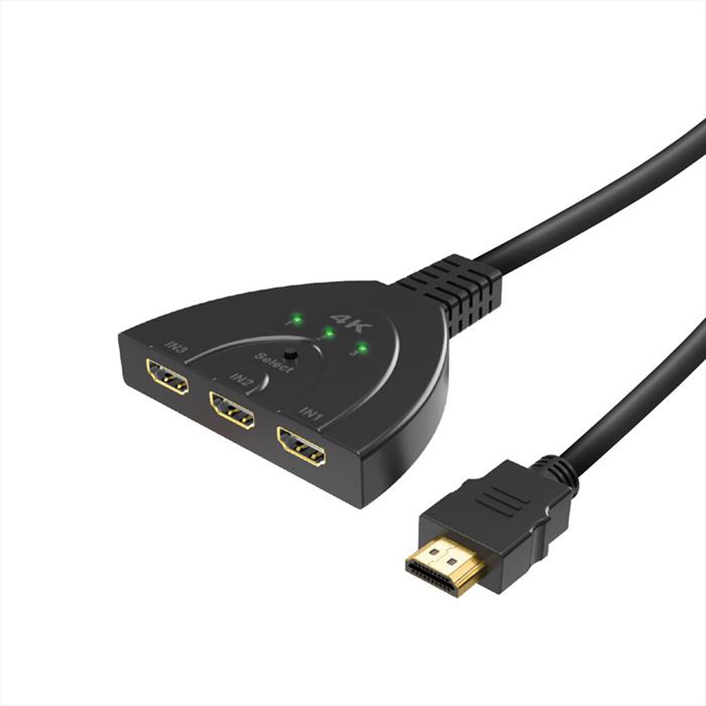 Immagine del prodotto SBS - 3way HDMI Auto Switch 4k 30Hz 0.80m-Nero