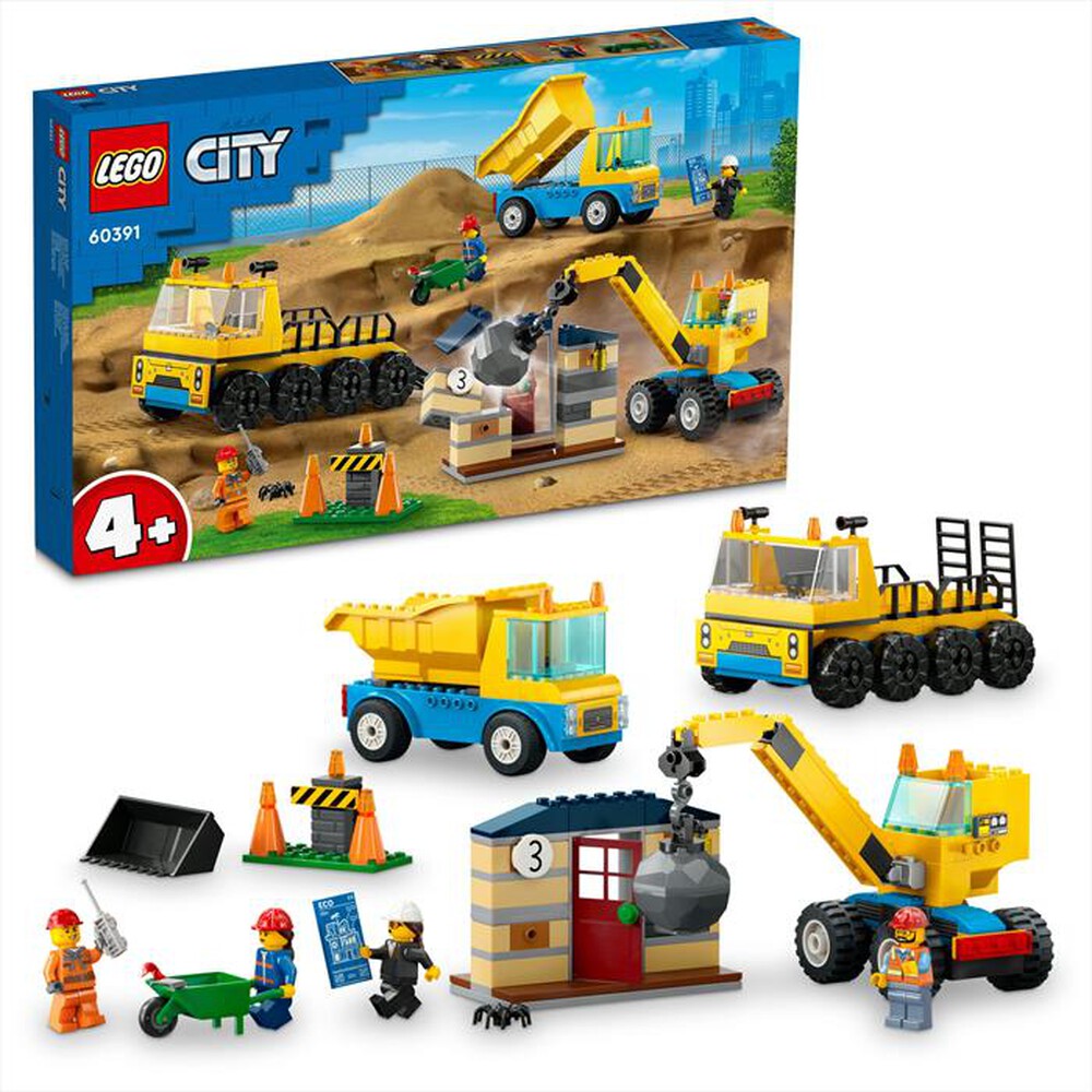 Immagine del prodotto LEGO - CITY GREAT VEHICLES Camion da cantiere e gru 60391