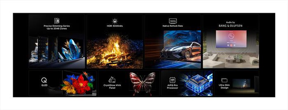 Immagine del prodotto TCL - Smart TV MINI LED UHD 4K 55" 55C79K-Metallic