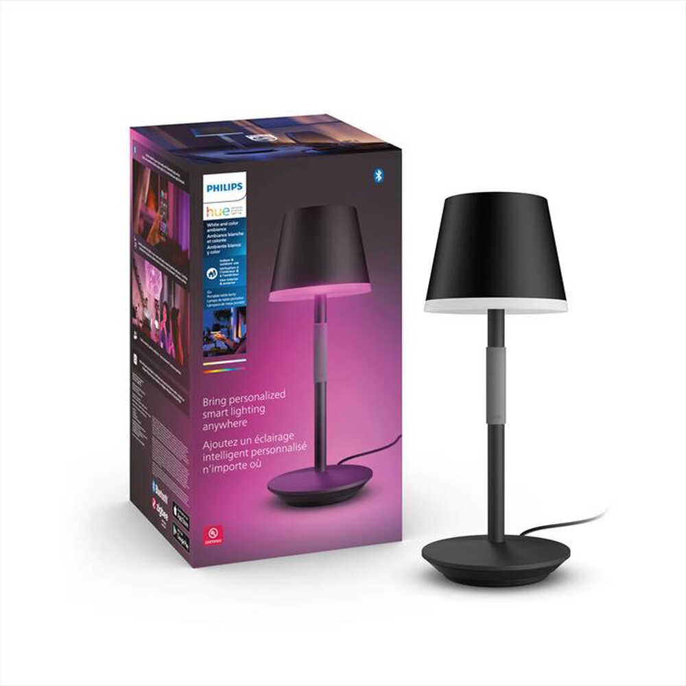Immagine del prodotto PHILIPS - Hue Go Lampada da Tavolo White and Color Ambiance-Nero