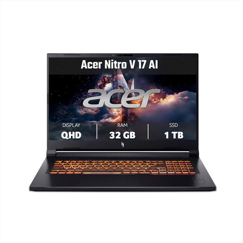 Immagine del prodotto ACER - Notebook gaming NITRO V 17 AI ANV17-61-R3YJ 17.3"-Nero