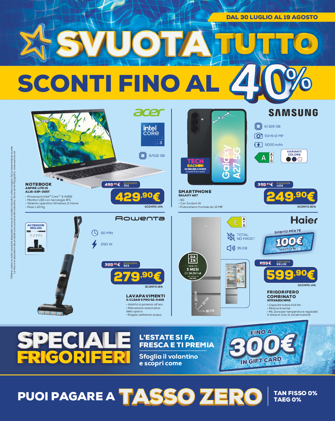 SVUOTA TUTTO