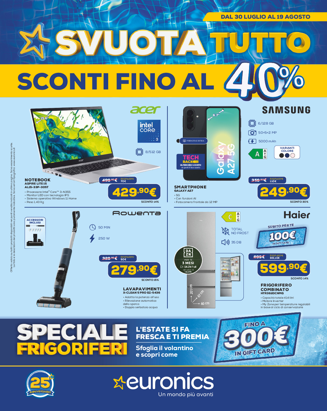 SVUOTA TUTTO